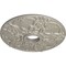 Ekena Millwork Norwich Ceiling Medallion (Fits Canopies up to 4 1/2"), 18"OD x 3 1/2"ID x 1 3/8"P, Pearl White CM18NOPWS - alternate 3